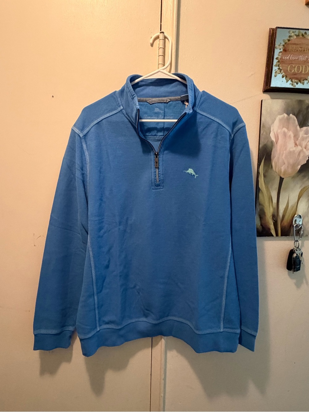 Tommy Bahama Mens Tobago Bay Half Zip  Medium